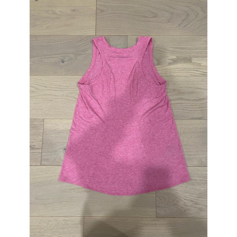 Patagonia Tank Top Shirt Women’s Small Pink Striped Ribbed - Picture 4 of 6